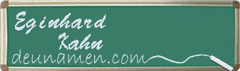 Eginhard Kahn Visitenkarte